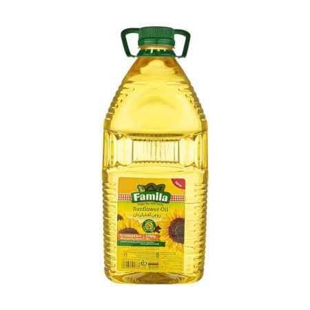 لیبل روغن خوراکی افتابگردان فامیلا Famila sunflower oil